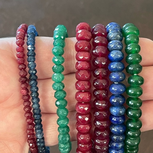 Genuine Gemstone bracelets - Emerald, Ruby… - Picture 14 of 14
